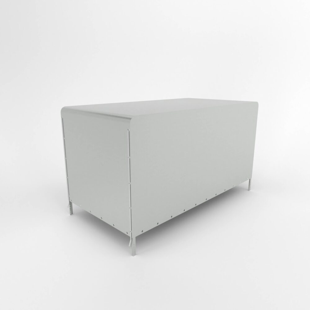 Kapell med ram H1400 grå